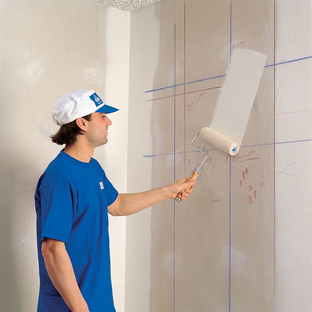 Купить акриловый грунт под покраску стен и потолков mf paints adhero ...