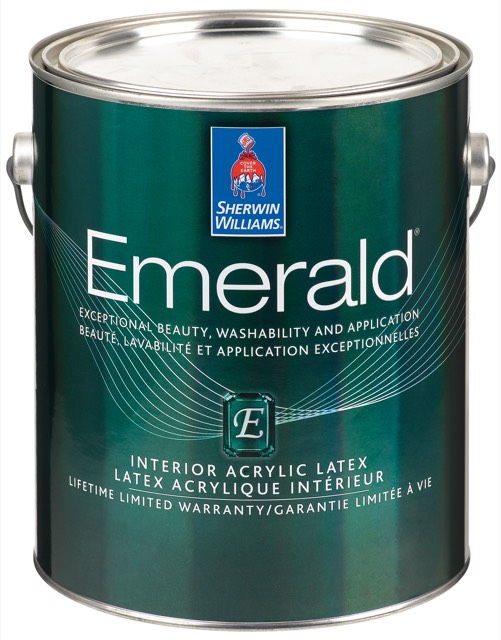 Глубокоматовая краска для внутренних работ Sherwin Williams Emerald Interior Acrylic Latex Flat