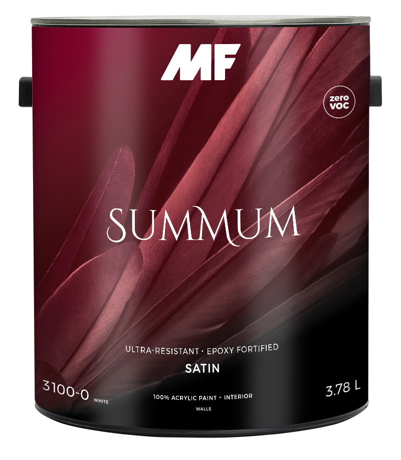 Акриловая моющаяся краска для стен и потолков MF Paints - Summum 3100