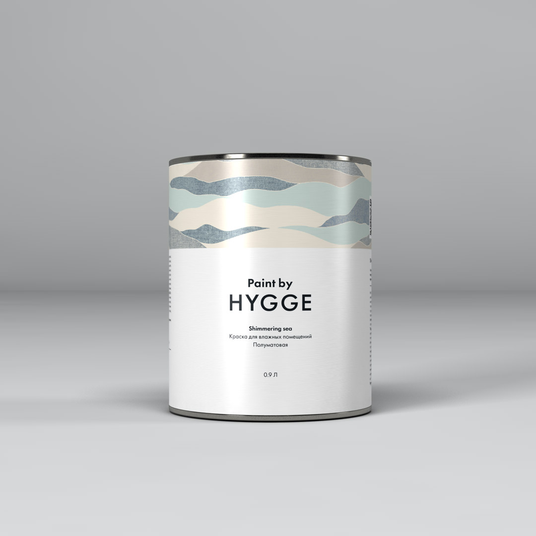 Интерьерная краска HYGGE Shimmering sea Полуматовая