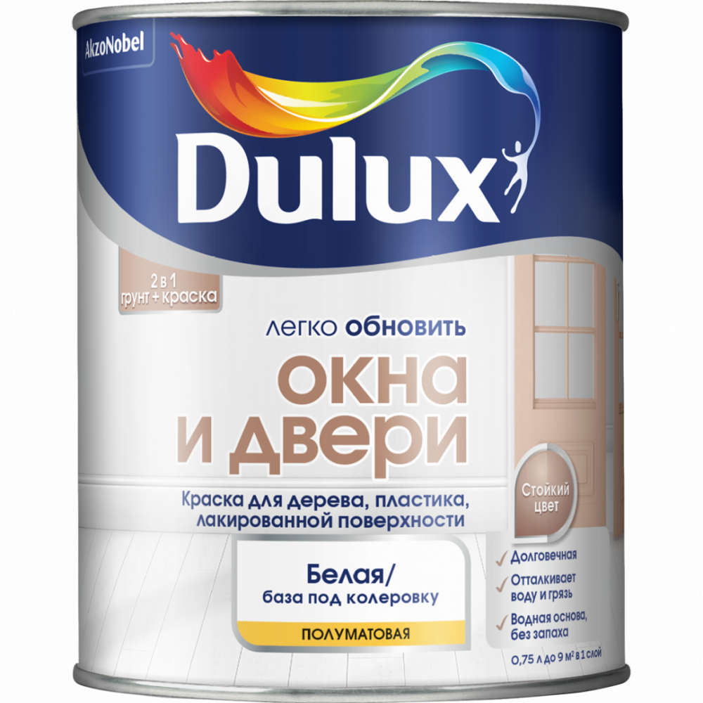 Краска Dulux Мебель и дерево Матовая 0,75-2 л