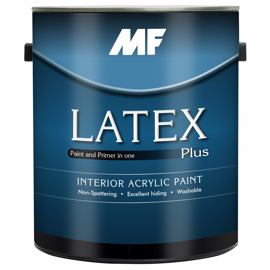Акриловая матовая моющаяся краска для внутренних работ MF Paints Latex Plus 168 Flat