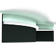 CX190F Многофункциональный профиль под подсветку Гибкий Orac Decor Полиуретан